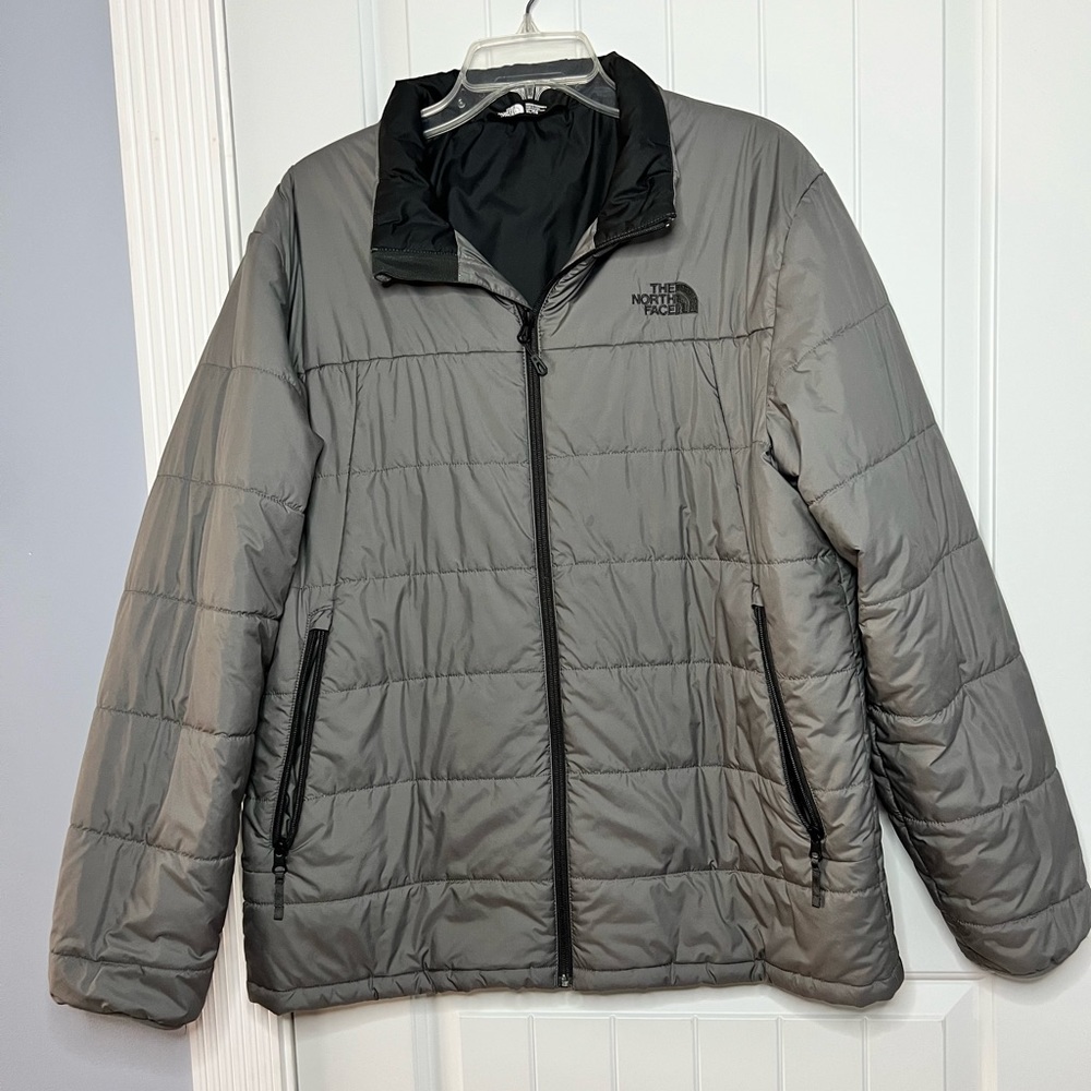 Northface XL gray puffer jacket